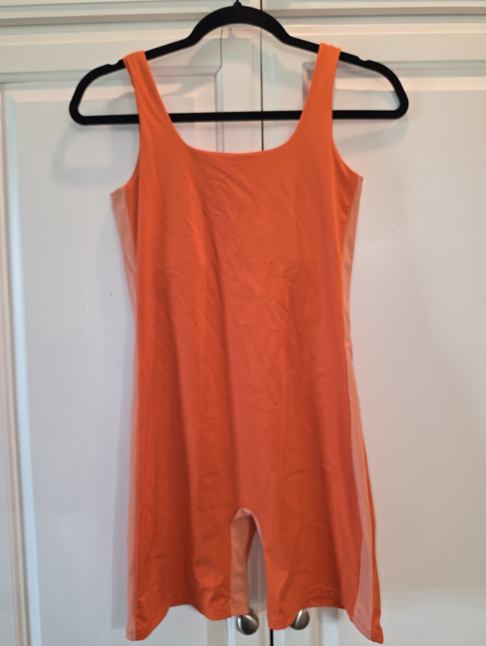 Nuuly + Addison Bay Size Medium Orange Athletic One-Piece Romper - Picture 4 of 10